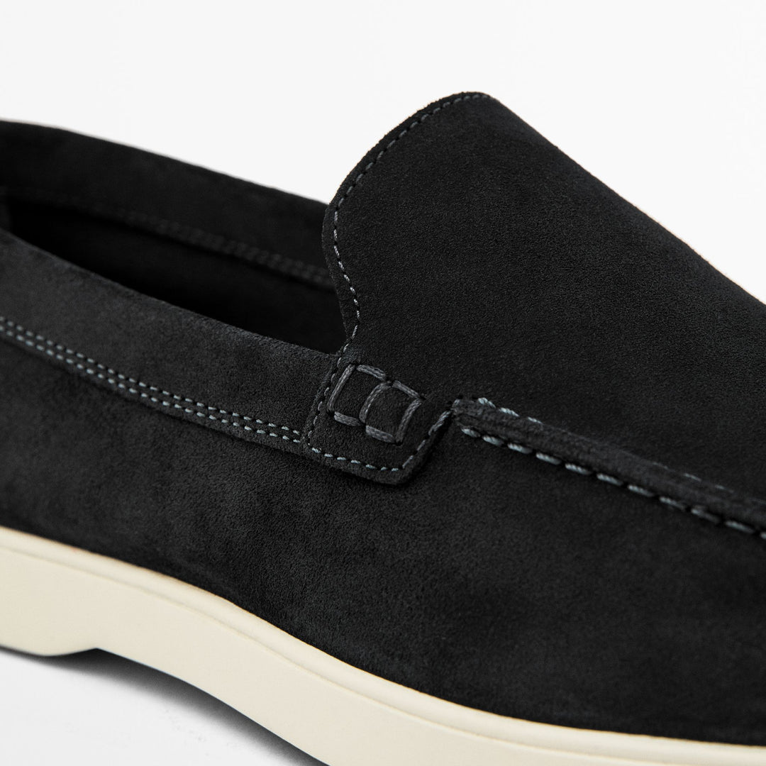 Moudda Massimo Dutti - Mocassin daim bleu - Tunisie 8