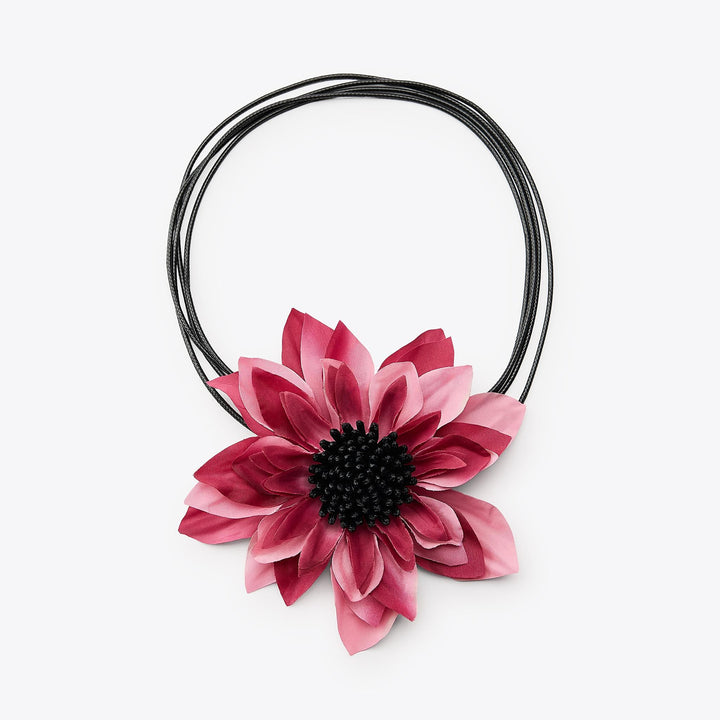 Moudda ZARA - Collier - Corde & Maxi Fleur - Tunisie 1