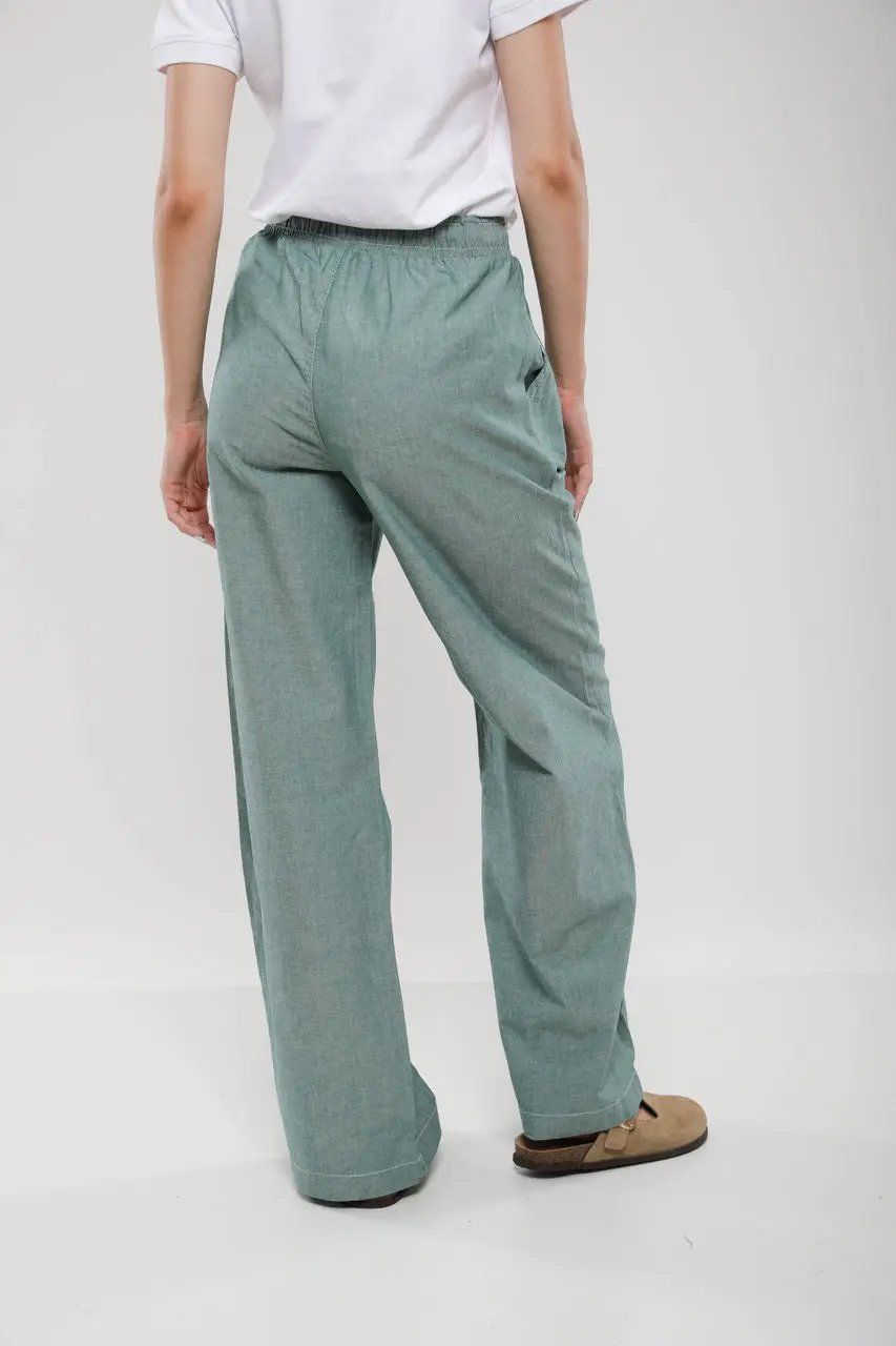Moudda Billiorich - Pantalon Large Femme en Lin Mélangé - Tunisie 3