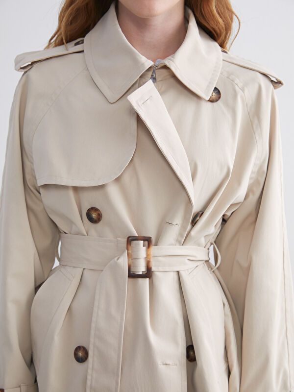 Moudda LC Waikiki - Trench Femme Beige - Tunisie 3