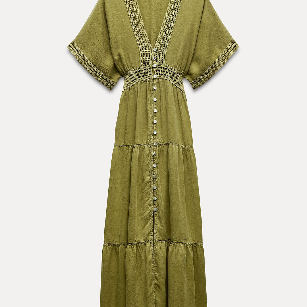 Moudda ZARA - Robe tunique entre-deux avec boutons - Tunisie 1