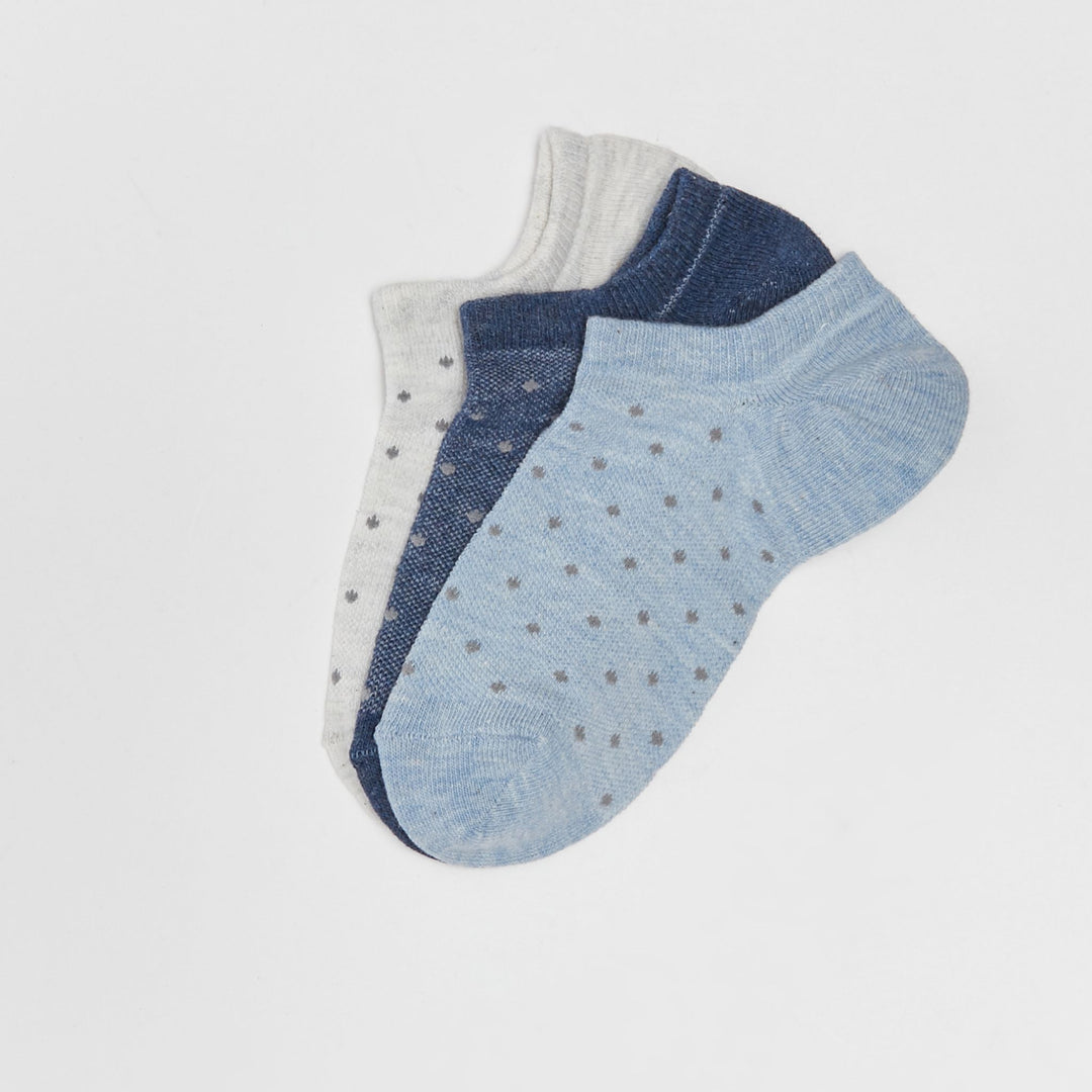 Moudda LC Waikiki - Chaussettes sneakers Femme Mélange bleu clair - Tunisie 2