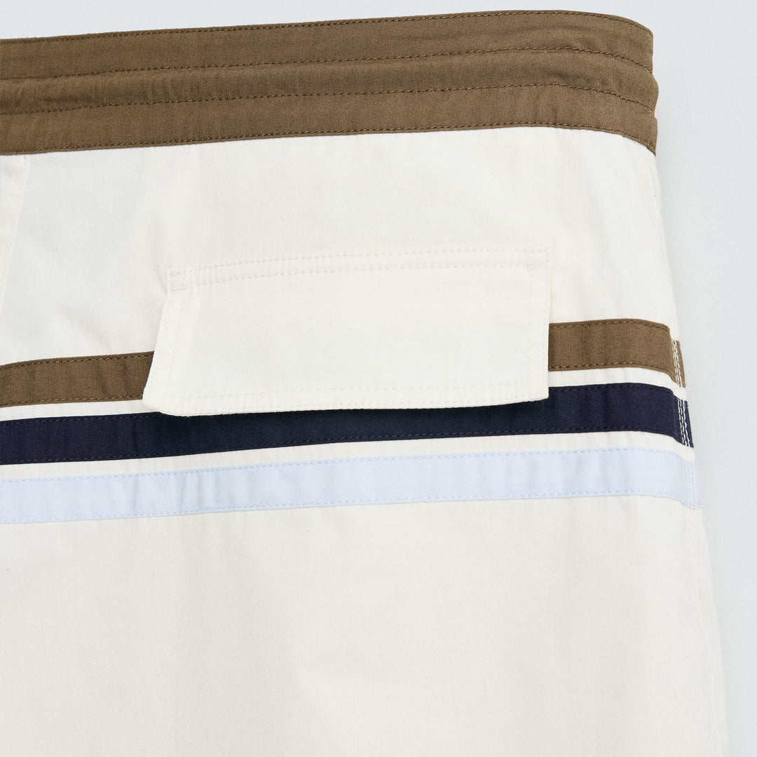 Moudda ZARA - Maillot de Bain Long - Ceinture Fixe & Contraste (Céleste) - Tunisie 4