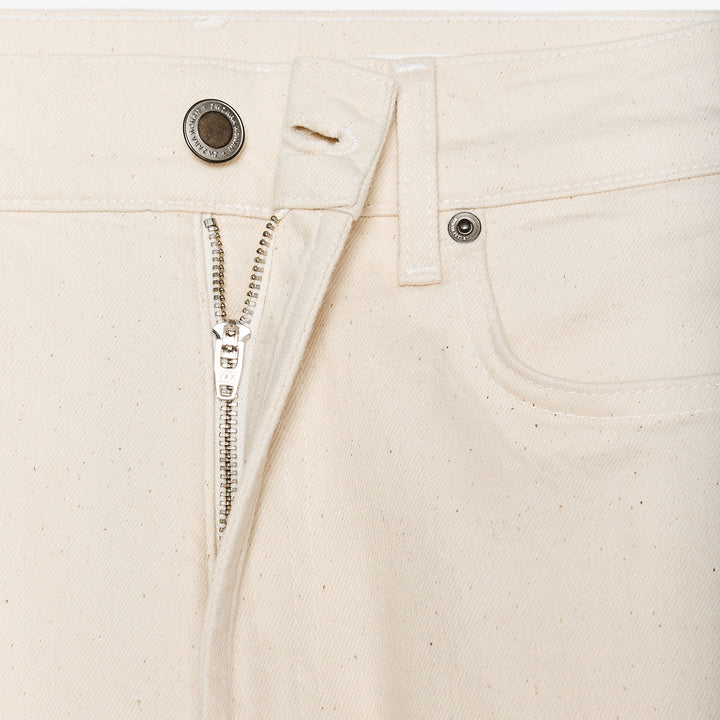 Moudda ZARA - Pantalon Bootcut - Taille Haute & Cropped Naturel - Tunisie 3