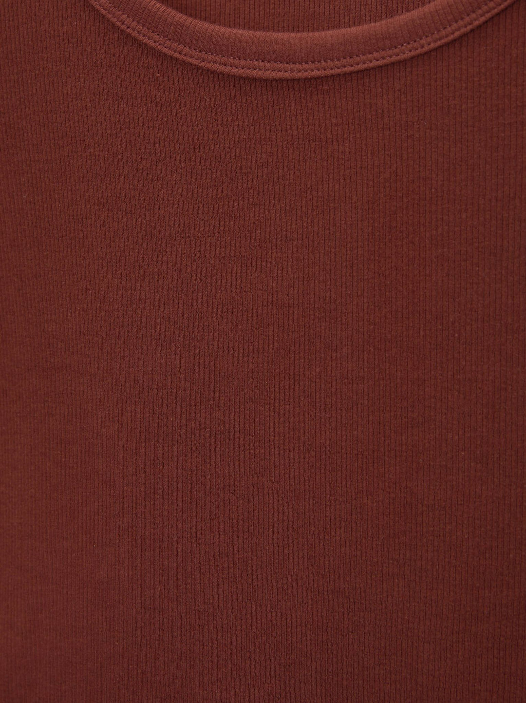 Moudda PULL & BEAR - T-Shirt - Côtes & Col Rond (Bordeaux) - Tunisie 4