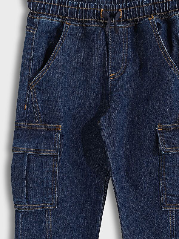 Moudda LC Waikiki - Pantalon tissé en denim Garçon Rodéo noir - Tunisie 4