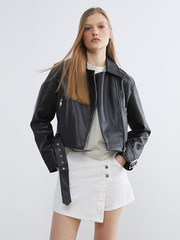 Moudda LC Waikiki - Manteau léger en similicuir pour Femme - Tunisie 1