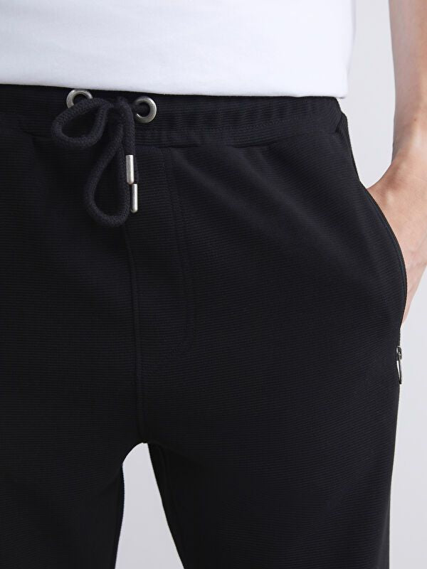 Moudda LC Waikiki - Pantalon jersey basique Homme Noir - Tunisie 3