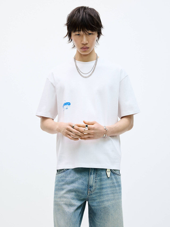 Moudda PULL & BEAR - T-Shirt - Blue Resort "New Times" - Tunisie 1