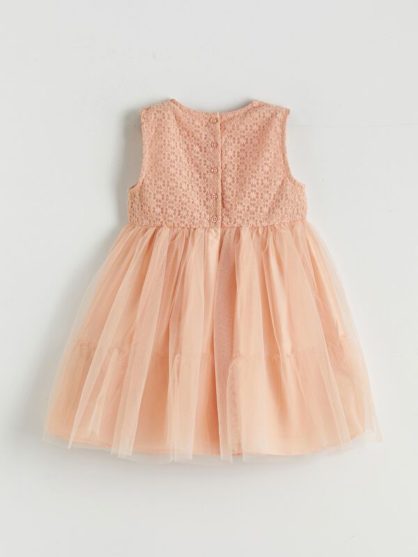 Moudda LC Waikiki - Robe manches courtes en tissu pour Fille - Tunisie 3