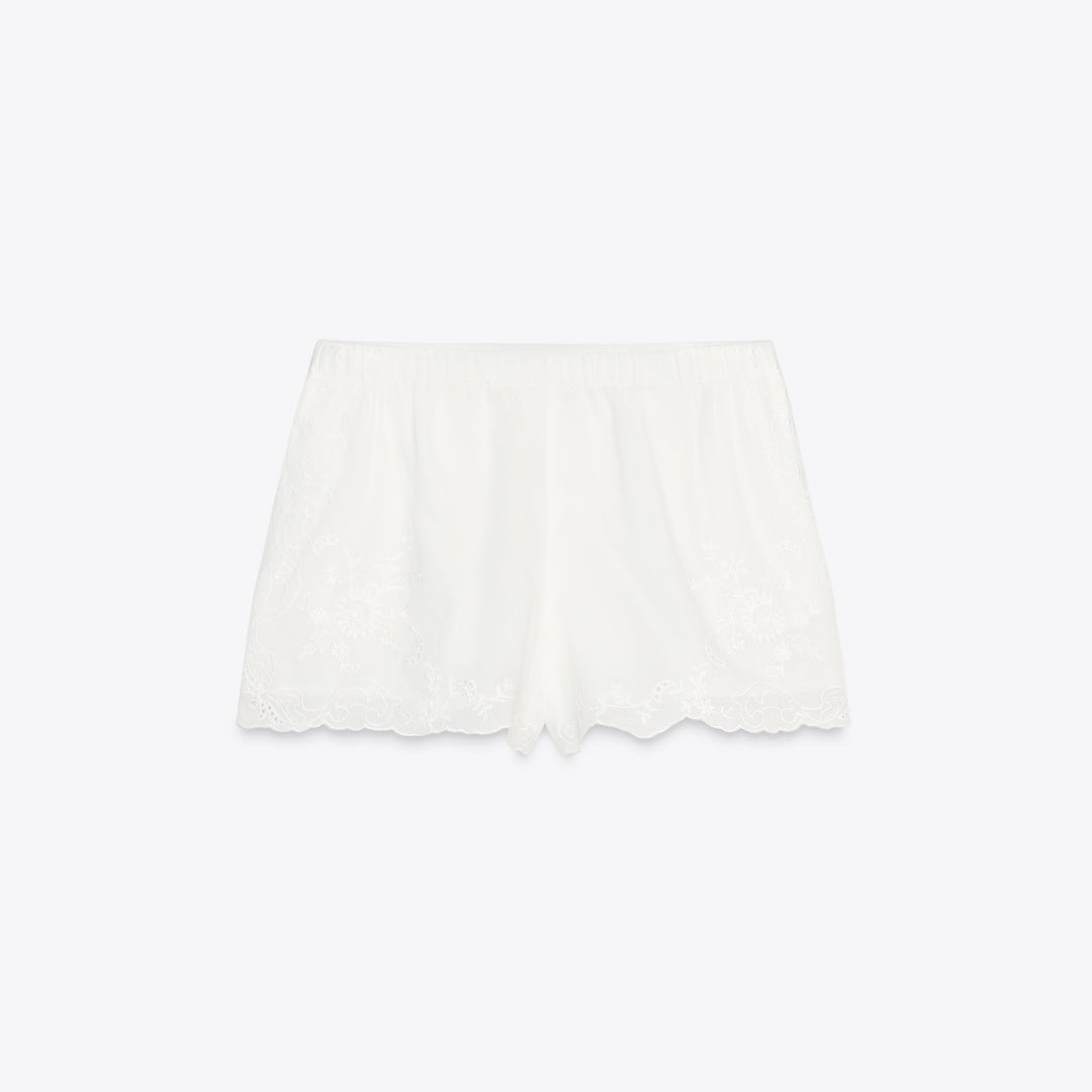 Moudda ZARA - Short Pyjama - Broderies - Tunisie 1