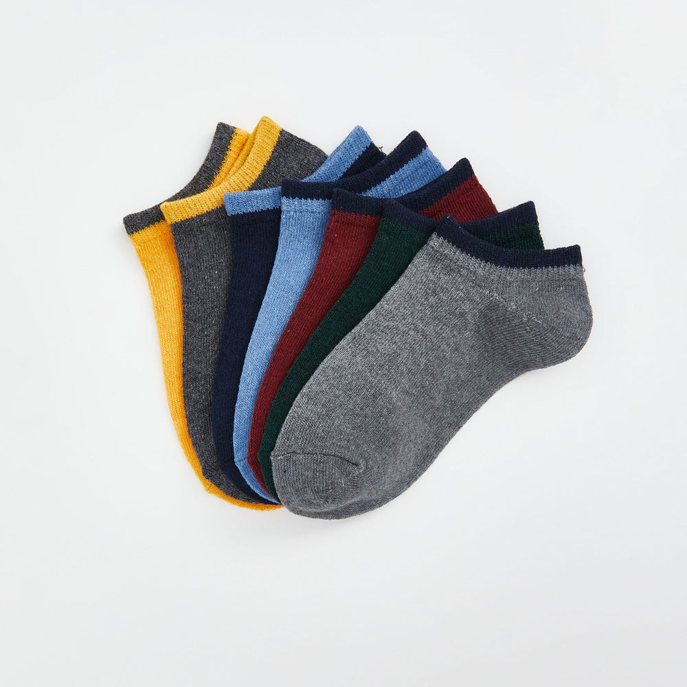 Moudda LC Waikiki - Chaussettes pour sneakers Garçon Fil mélangé teint - Tunisie 2