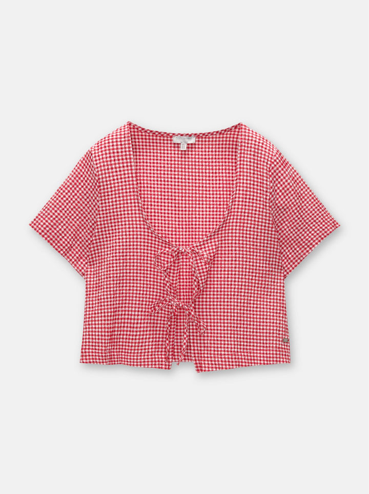 Moudda PULL & BEAR - Chemise Pacific Manches Courtes Vichy - Tunisie 3