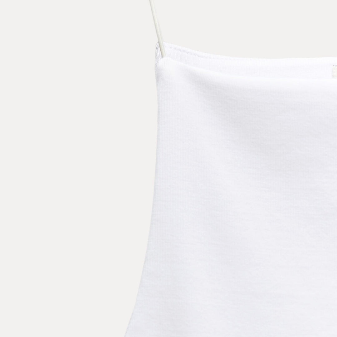 Moudda ZARA - T-shirt brassière en coton élasthanne, bretelles élastiques - Tunisie 3