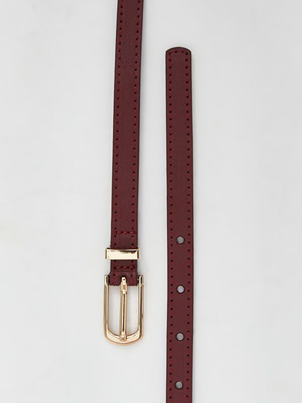 Moudda LC Waikiki - Ceintures et bretelles Femme Bordeaux - Tunisie 3