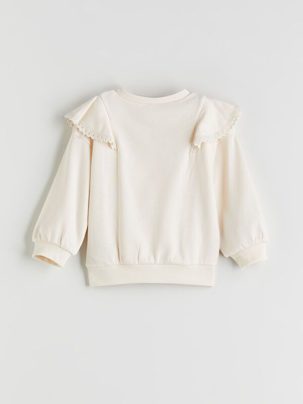 Moudda LC Waikiki - Sweatshirt en jersey Fille Crème - Tunisie 2