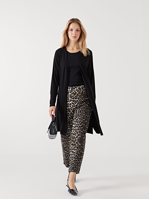 Moudda LC Waikiki - Cardigan jersey Femme Noir - Tunisie 2