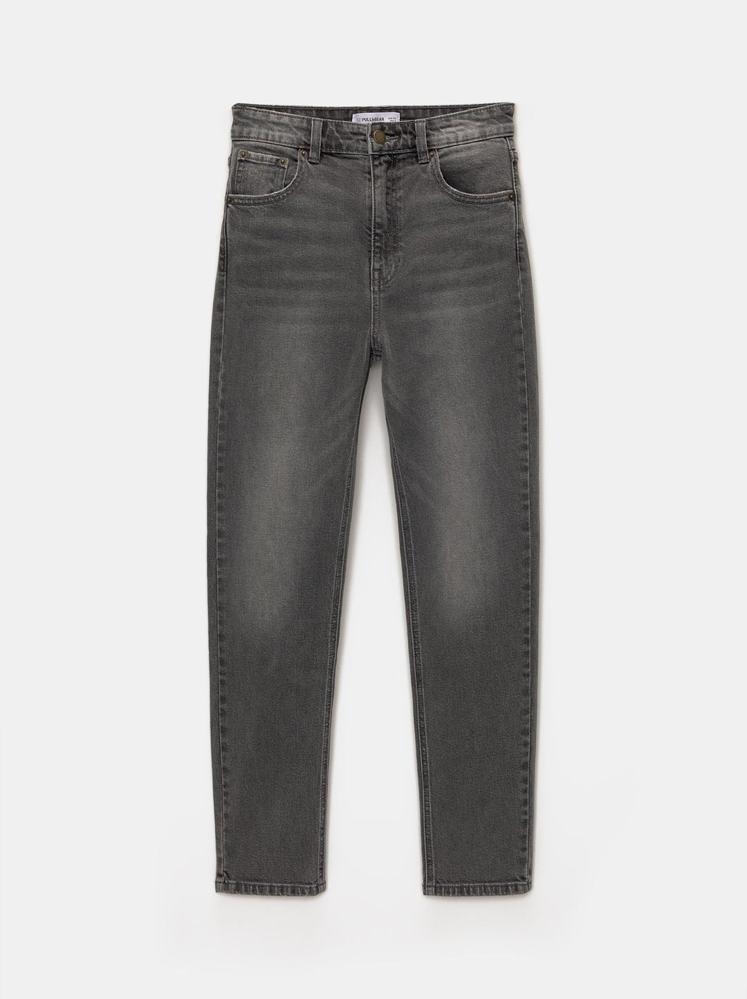 Moudda PULL & BEAR - Pantalon Mom Confort Gris - Tunisie 4