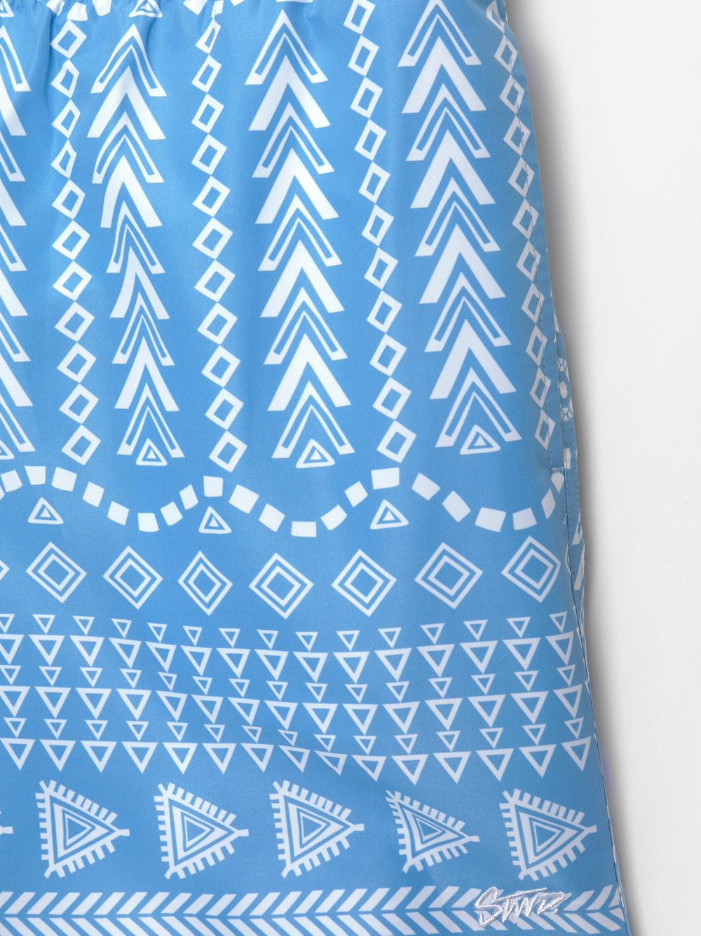 Moudda PULL & BEAR - Maillot de Bain Imprimé Symboles Éthniques Bleu - Tunisie 3
