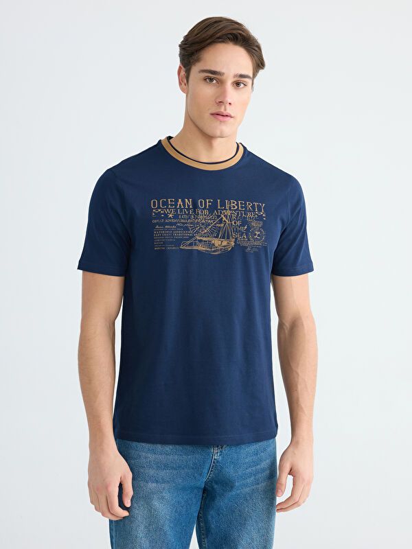 Moudda LC Waikiki - T-shirt imprimé manches courtes en jersey pour Homme - Tunisie 3