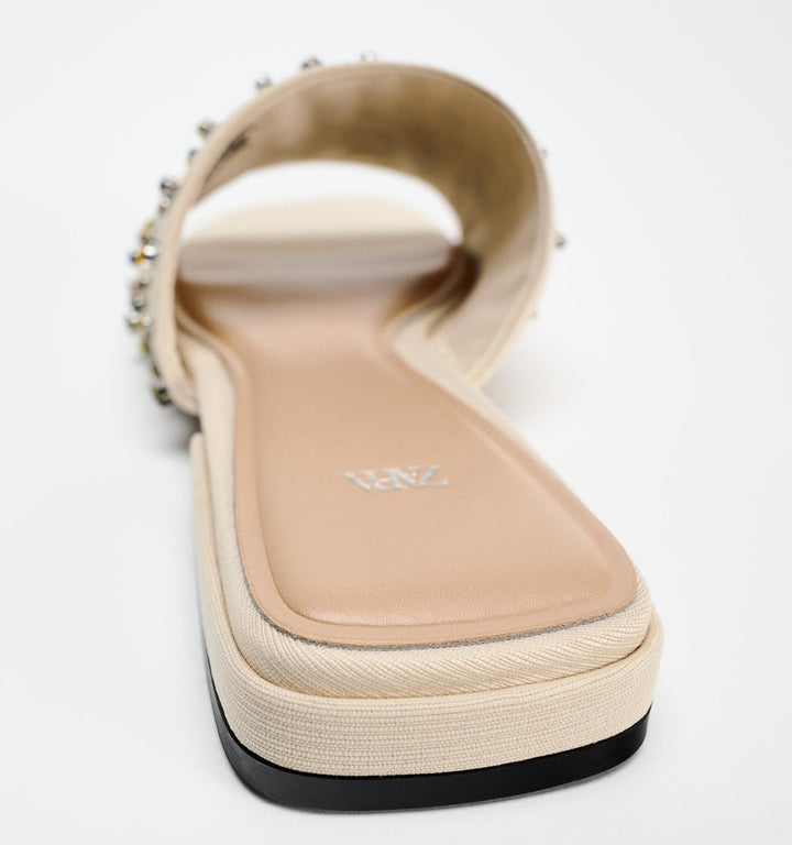Moudda ZARA - Ballerines plates cristaux - Tunisie 4