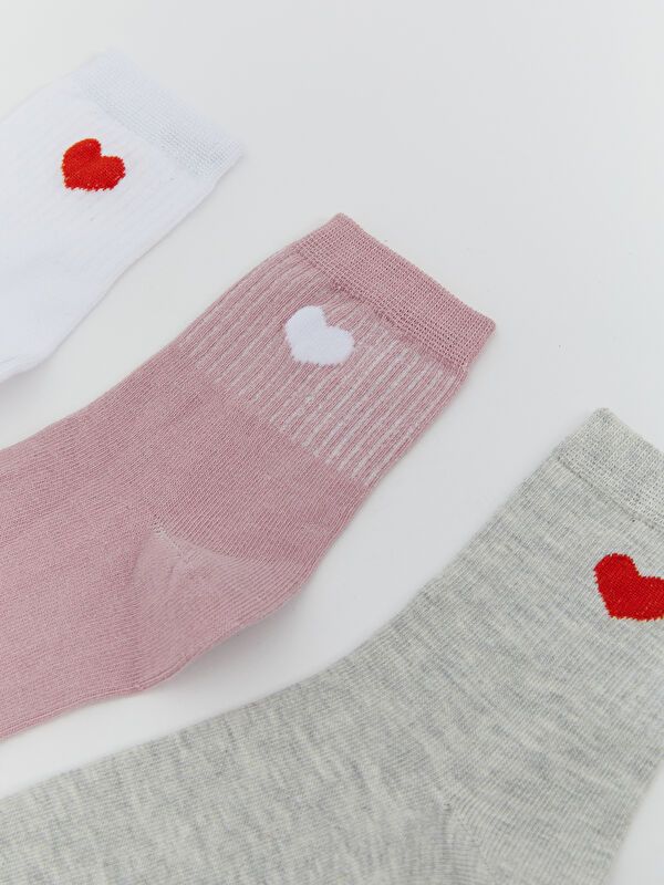 Moudda LC Waikiki - Chaussettes courtes Fille Blanc brillant - Tunisie 2