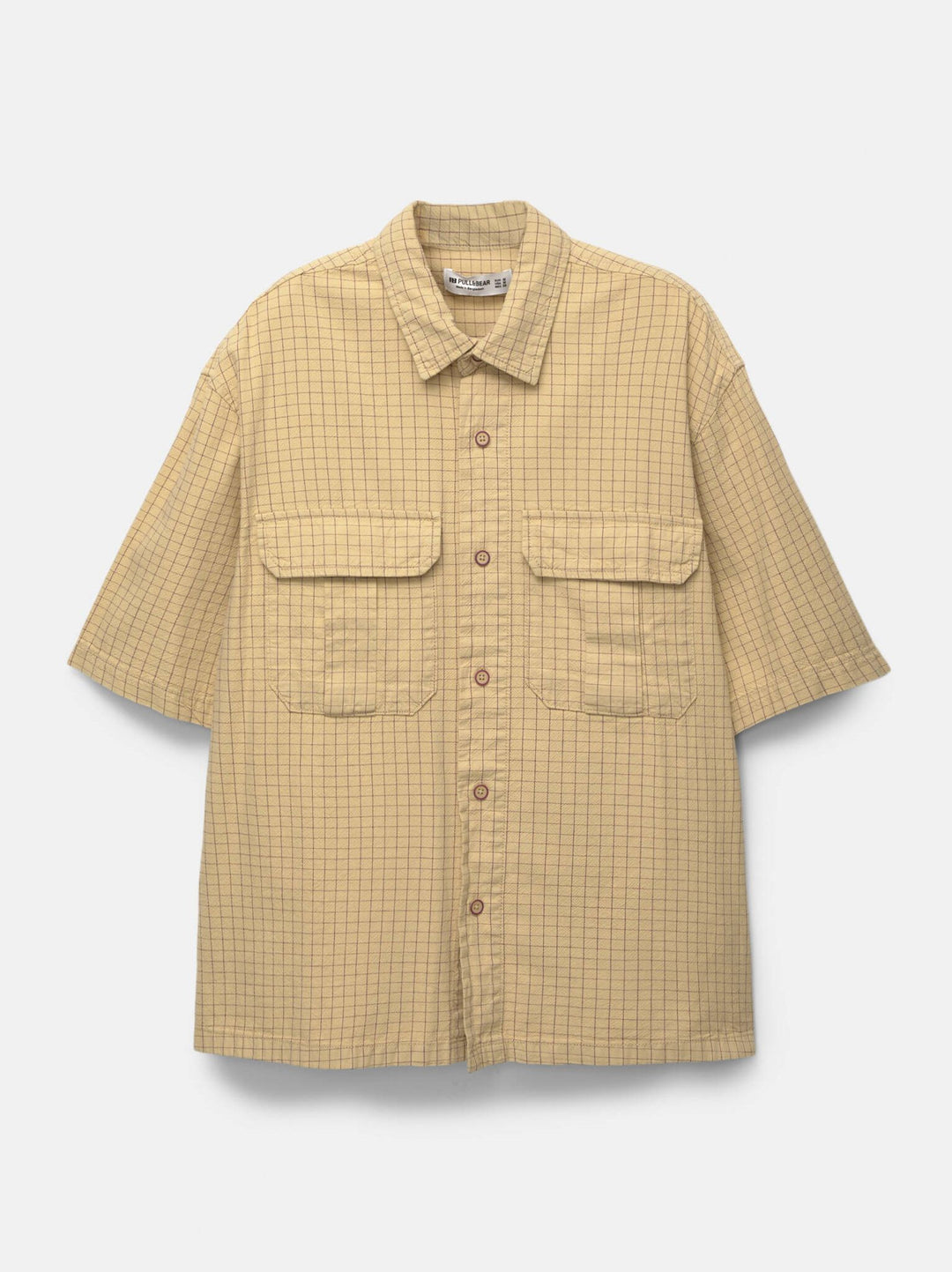 Moudda PULL & BEAR - Chemise - Carreaux & Doré - Tunisie 3