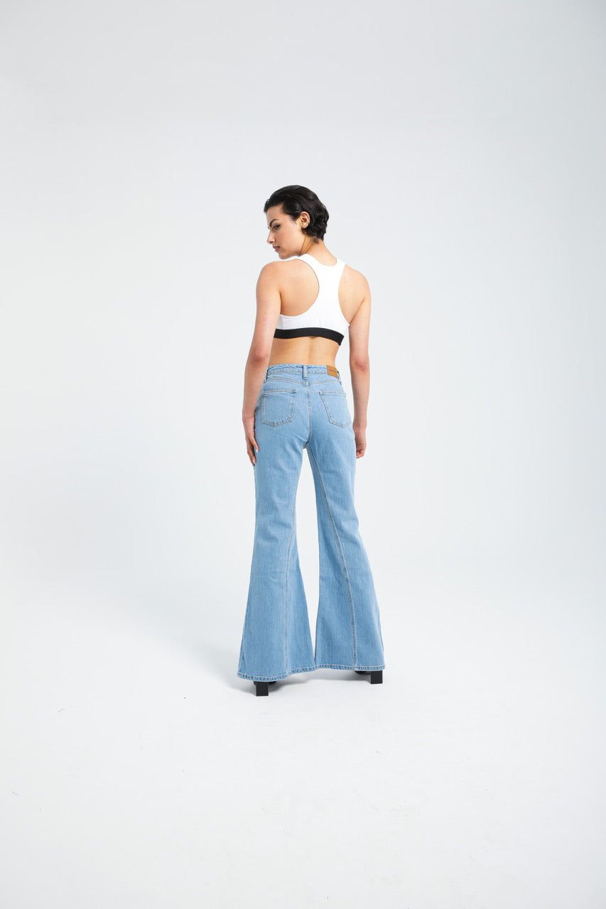 Moudda Billiorich - Jean Évasé Taille Haute Femme - 4