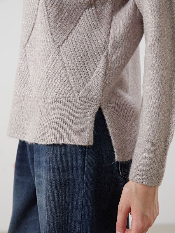 Moudda LC Waikiki - Pull-over épais en tricot cv pour Femmes - Tunisie 3