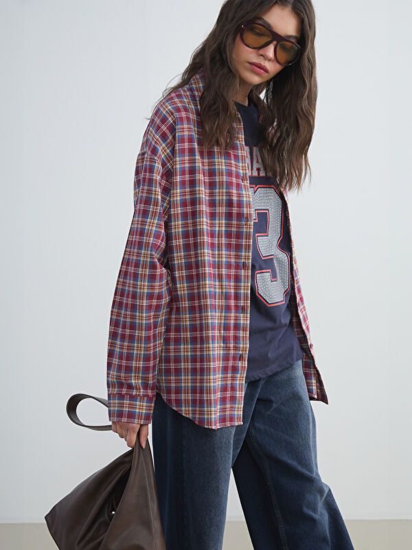 Moudda LC Waikiki - Chemise tissée à manches longues pour Femmes - Tunisie 1