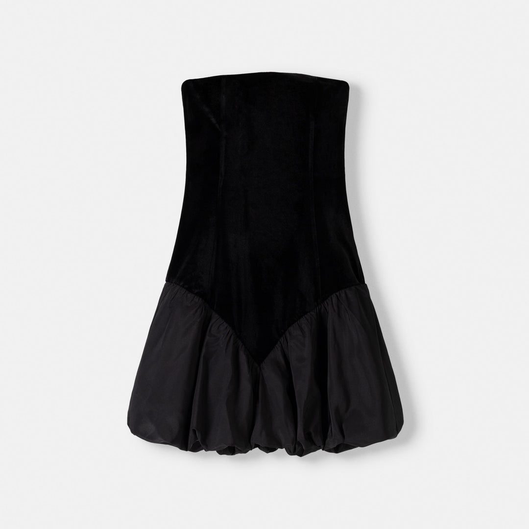 Moudda BERSHKA - Robe Bandeau Bimatière Velours - Tunisie 1