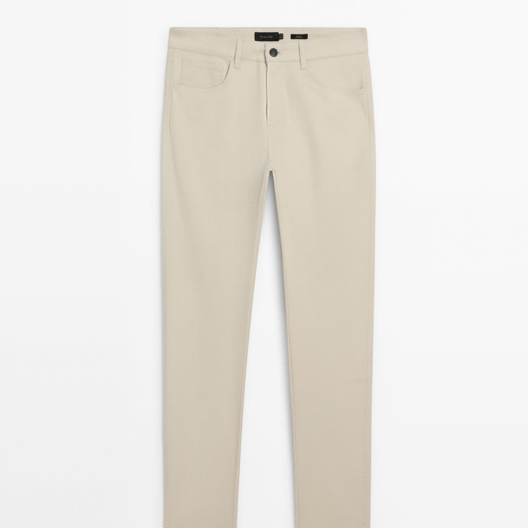 Moudda Massimo Dutti - Pantalon jean micro-structure coupe slim - Tunisie 2