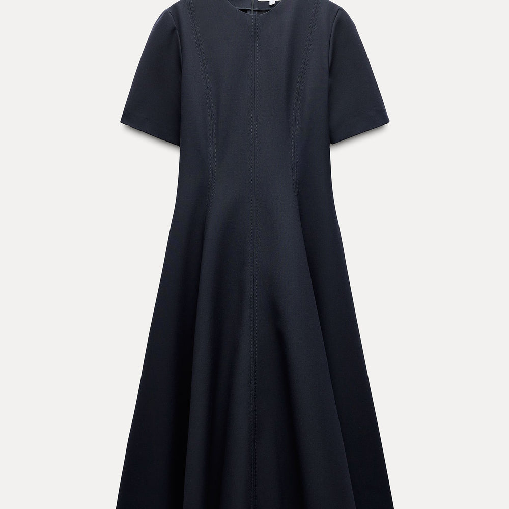 Moudda ZARA - Robe godets marine évasée - Tunisie 2