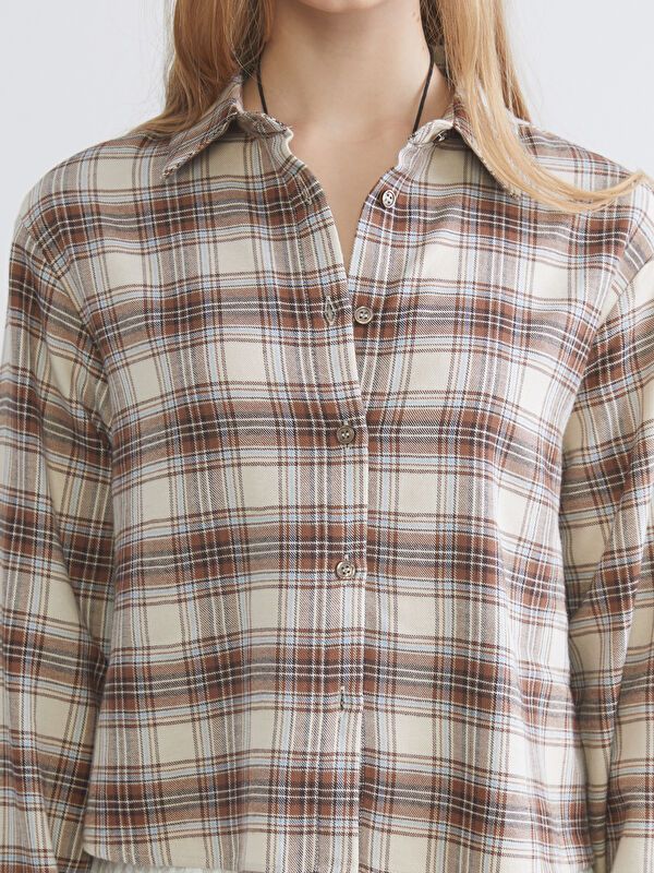 Moudda LC Waikiki - Chemise tissée à manches longues pour Femmes - Tunisie 3