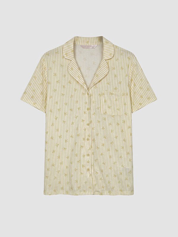 Moudda LC Waikiki - Pyjama maternité pour Femme couleur Écru imprimé - Tunisie 2