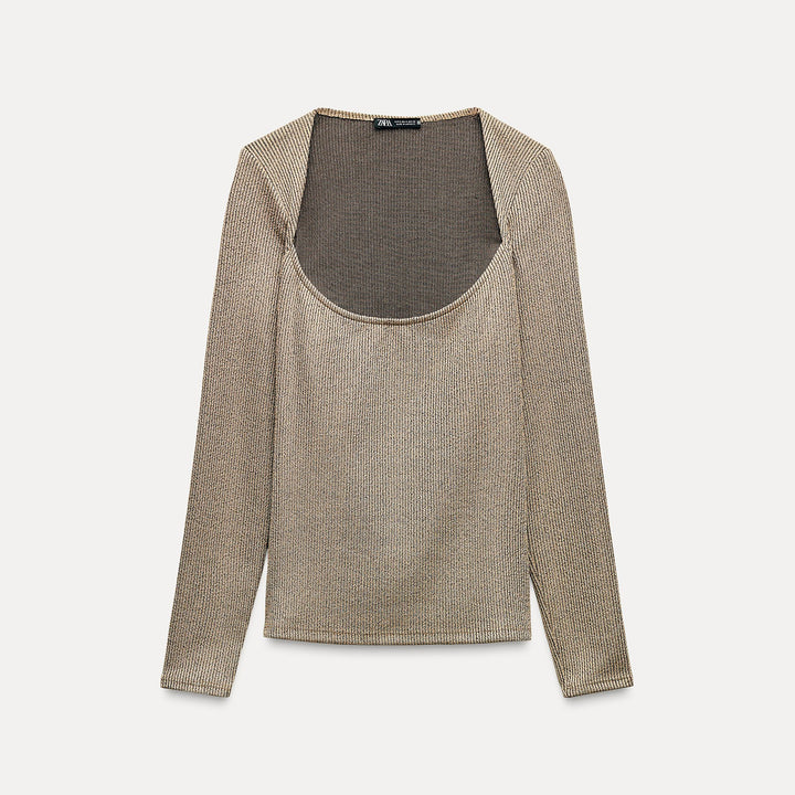 Moudda ZARA - Top Lurex Texturé - Tunisie 2