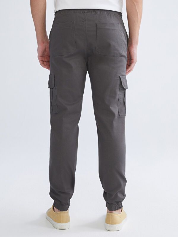 Moudda LC Waikiki - Pantalon cargo tissé Homme Anthracite - Tunisie 4