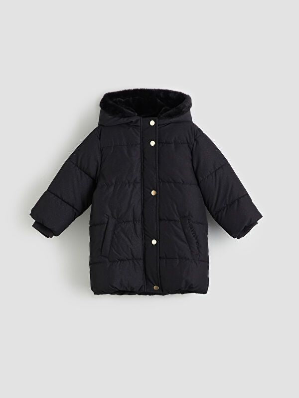 Moudda LC Waikiki - Manteau lourd Fille Noir - Tunisie 1