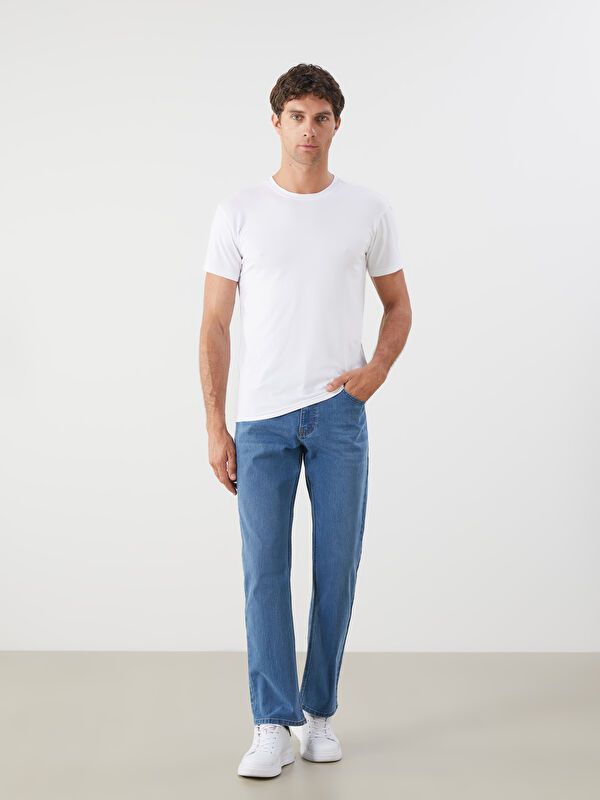 Moudda LC Waikiki - Pantalon tissé denim basique Homme Rodéo mid indigo - Tunisie 1