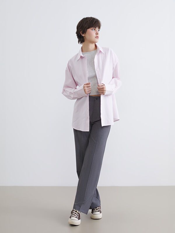 Moudda LC Waikiki - Chemise manches longues en tissu pour Femme - Tunisie 2