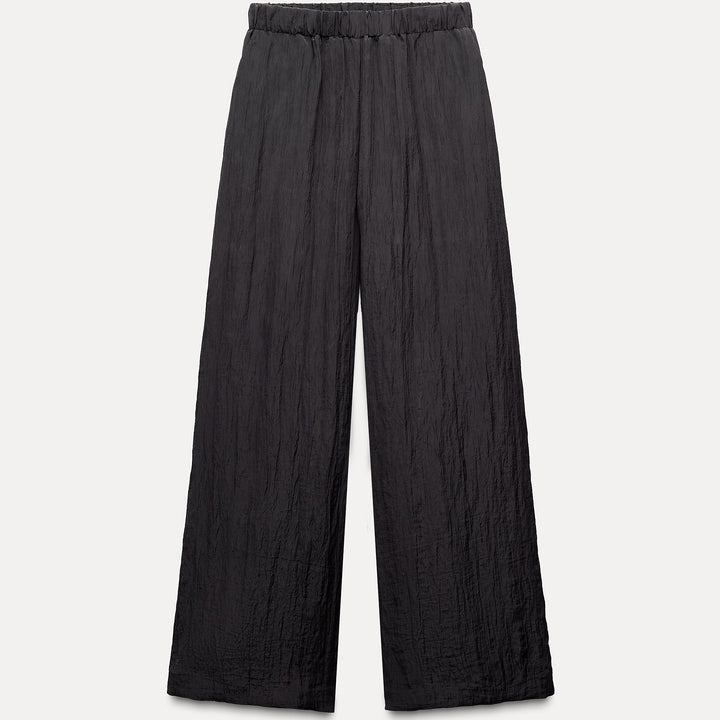 Moudda ZARA - Pantalon large froissé taille élastique (Ensemble) - Tunisie 2