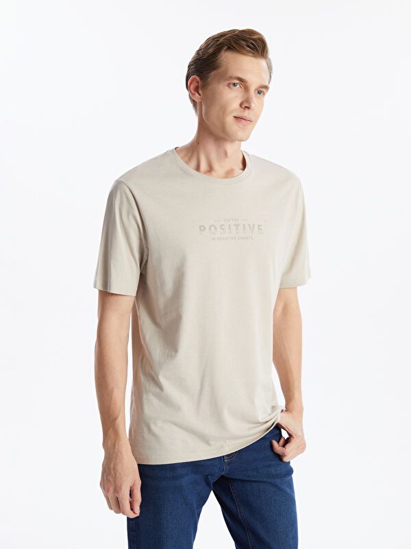 Moudda LC Waikiki - T-shirt imprimé manches courtes en jersey pour Homme - Tunisie 1