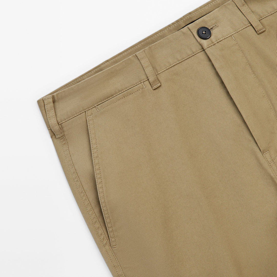 Moudda Massimo Dutti - Pantalon sergé détail patte coupe fuselée - Tunisie 6