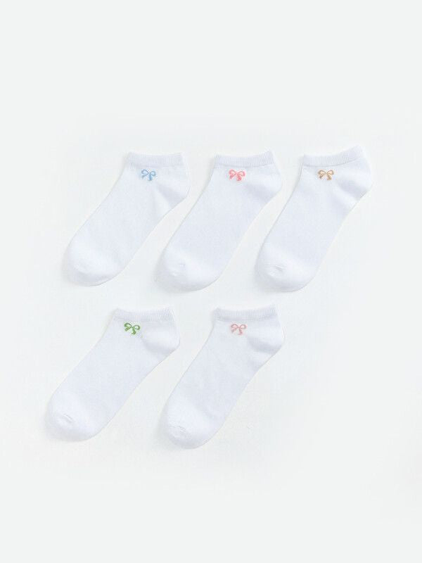 Moudda LC Waikiki - Chaussettes liner trainer (sport) pour Femme couleur Écru - Tunisie 1