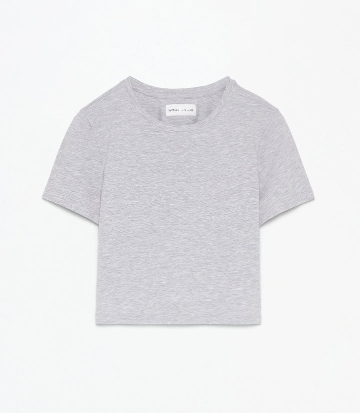 Moudda Lefties - T-Shirt Crop - Prix (Gris) - Tunisie 1
