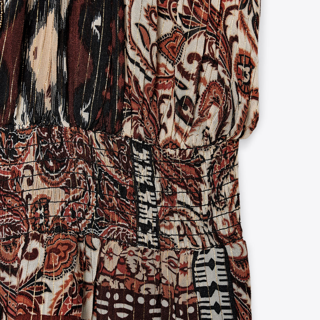 Moudda ZARA - Robe - Élastiques Hanches & Patch Imprimé - Tunisie 3