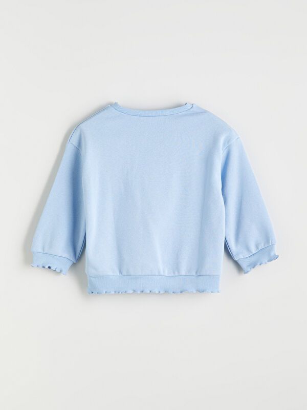 Moudda LC Waikiki - Sweatshirt en jersey sous licence Fille Bleu clair - Tunisie 3