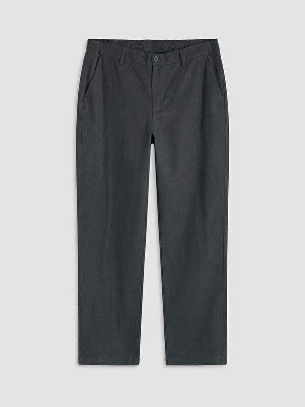 Moudda LC Waikiki - Pantalon mi-saison en tissu pour Homme couleur Carbone - Tunisie 1