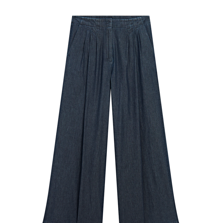 Moudda Massimo Dutti - Pantalon effet jean détail plis - Tunisie 1