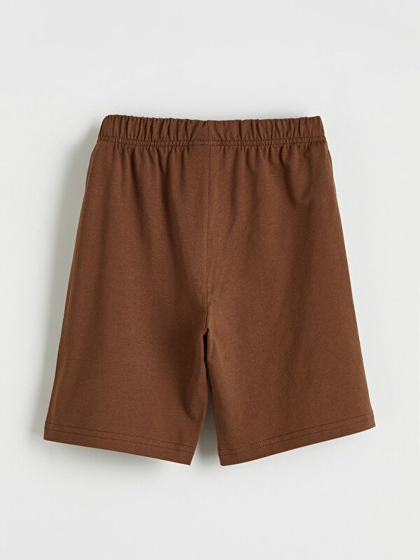 Moudda LC Waikiki - Short-Capri manches courtes pour Garçon couleur Écru imprimé - Tunisie 5